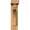 Ekena Millwork Merced Block Smooth Bracket w/ Offset Brace, Western Red Cedar, 3 1/2"W x 14"D x 14"H BKT0402X14X14MRC05SWR - alternate 4